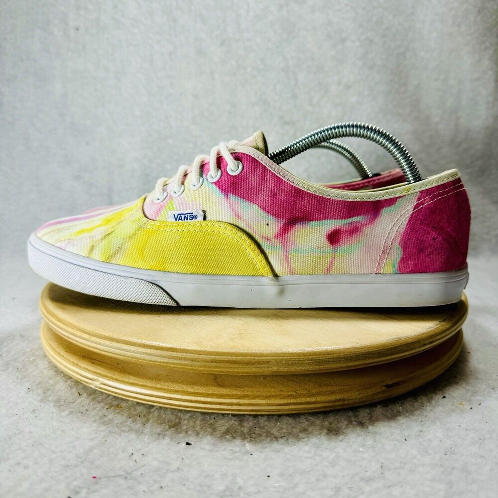VANS‎ Authentic Lo Pro Marble Pink Women’s 8.5 Shoes Skate Lace Up